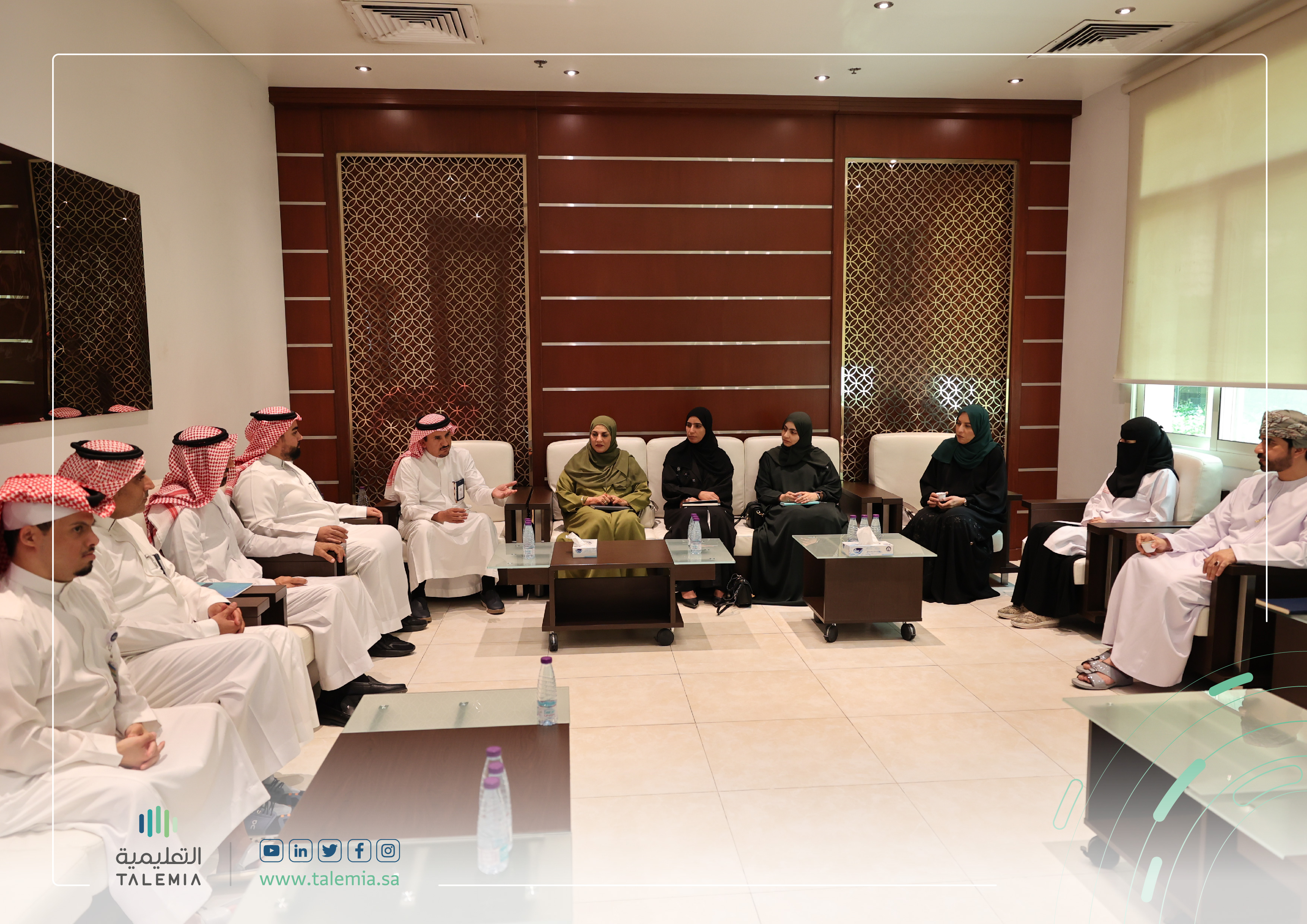 A delegation from the Ministry of Education of the Sultanate of Oman visits the TALEMIA Company.