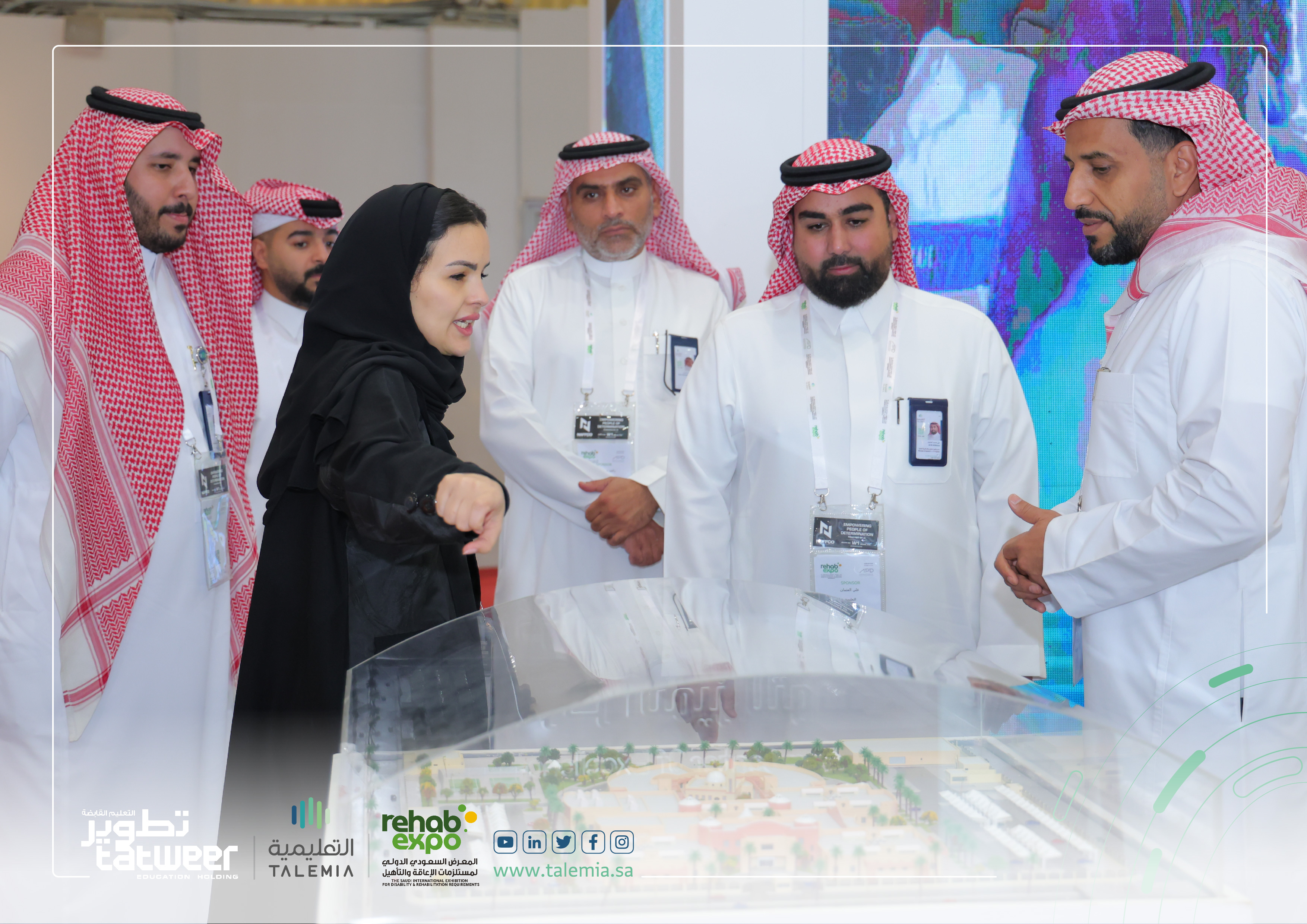 The TALEMIA Company concludes its participation in the 2024 Saudi International Exhibition for Disability and Rehabilitation Supplies.