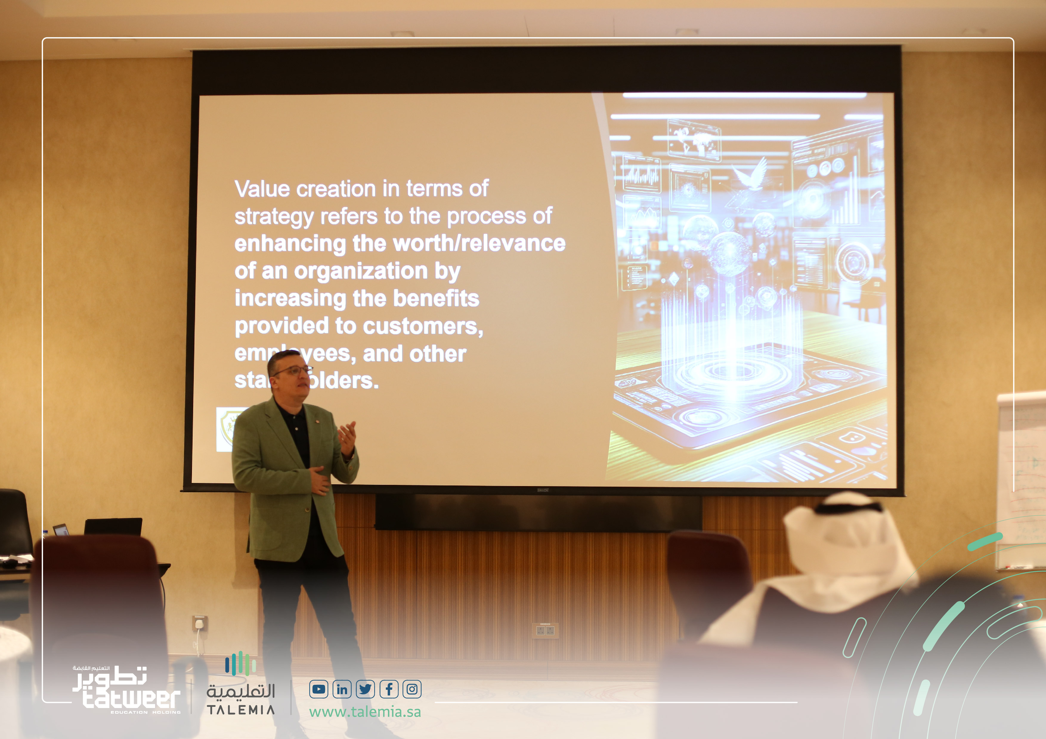 To develop strategies and create value, Talemia is organizing a training program for its employees